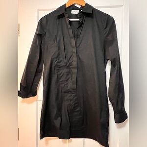 Per SE Carlisle Classic Black Shirt Dress size 0